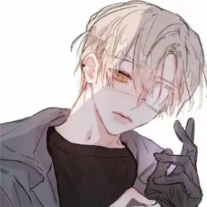 帅气漫画高冷男生头像