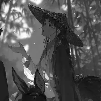 黑色系列动漫头像图片古