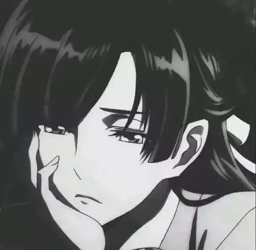 黑色丧头像女生