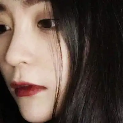  颓废丧系暗黑女生头像
