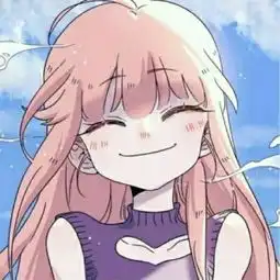 甜美系女头像侧脸动漫女