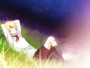 躺在草地上的星空动漫图片,仰望星空的 躺在草地上的星空动漫图片,仰望星空的