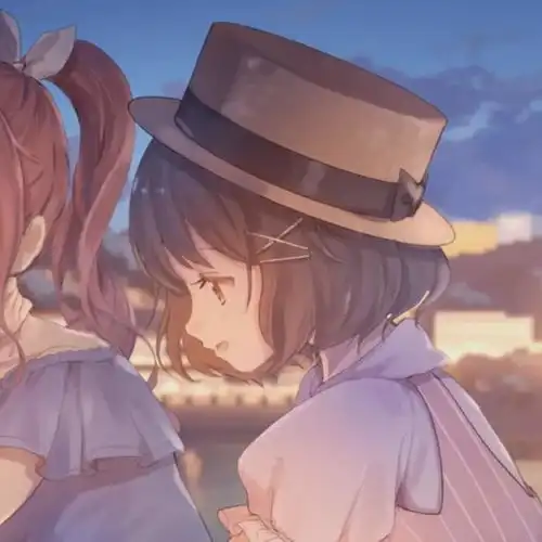  动漫闺蜜头像所有女生,不要睡