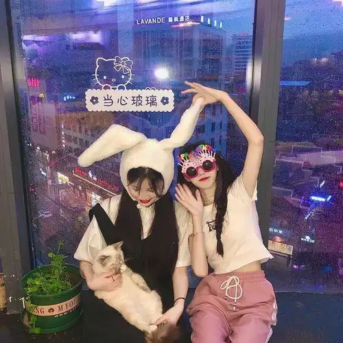 闺蜜头像一系列成都车展