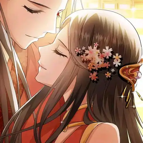 蓝色系情侣古风头像霸气
