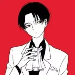 樱奈红色系动漫男生头像