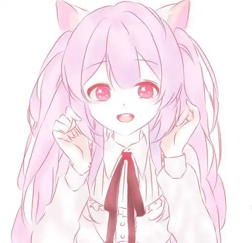  粉色狐美眉