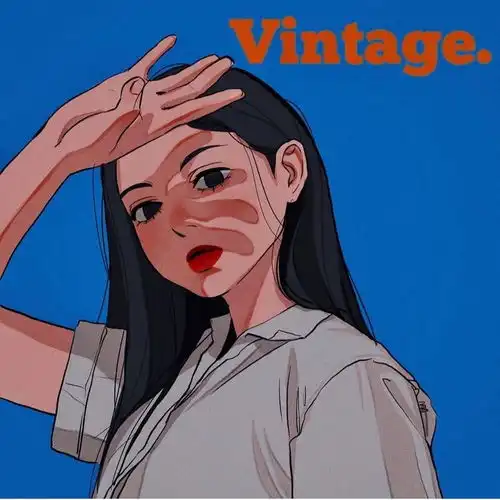 emo系头像现实的插画