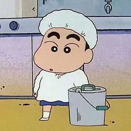 蜡笔小新拿花头像情侣
