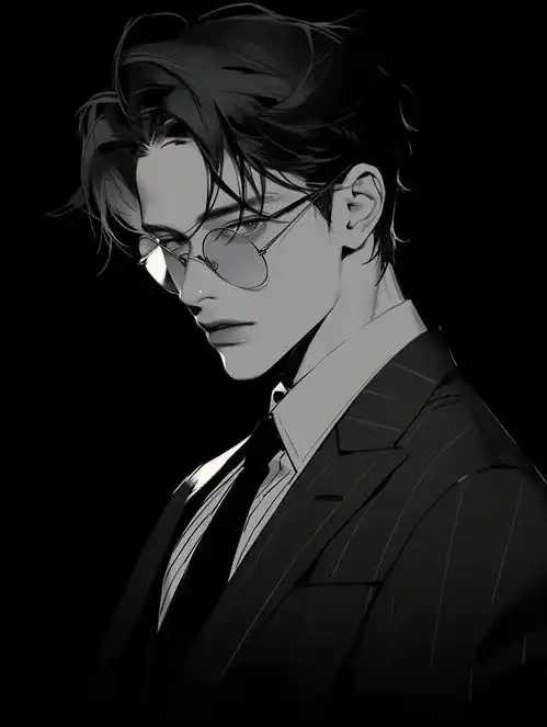  斯文败类禁欲系男生头像动漫