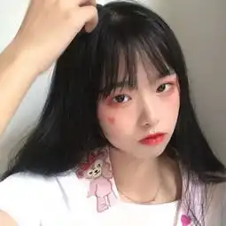 可爱女生头像萌系真人头