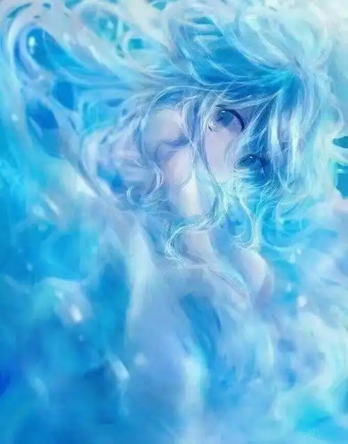  二次元一波蓝色系列的美图