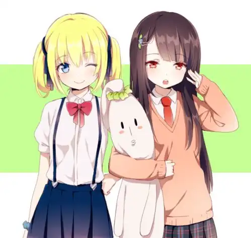 萌系二次元头像插画
