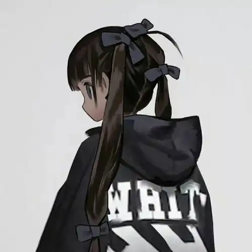 丧系情侣头像动漫单人古