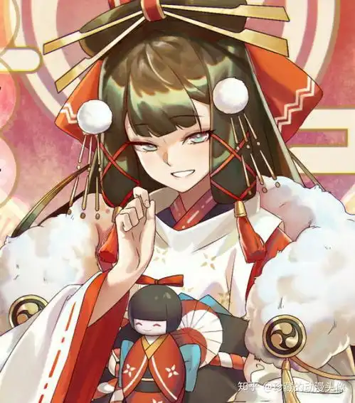  二次元和风美图端庄得体的美少女,对未来充满了希望