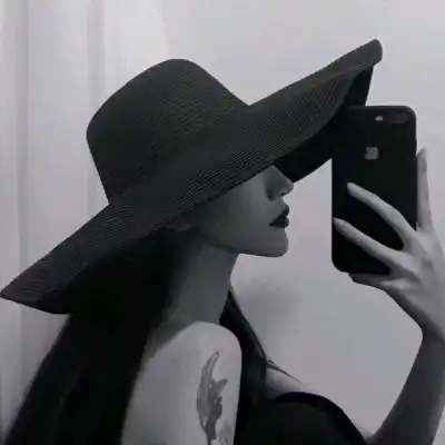  黑白个性头像女生,个性头像女生气质高冷
