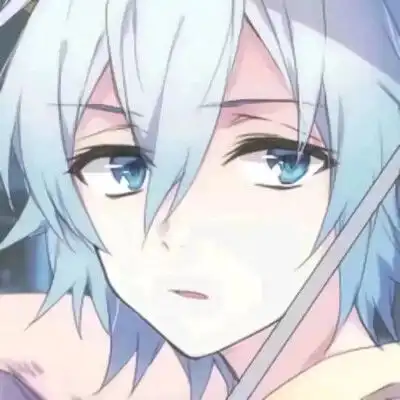 蓝色系男生头像动漫蓝色