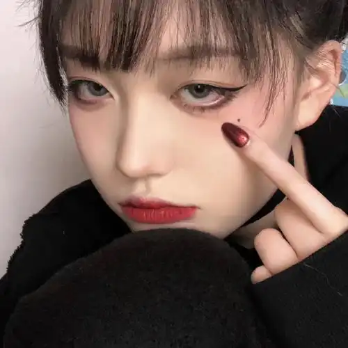  霸气侧漏女生头像所谓高冷女神