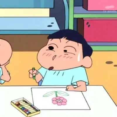 蜡笔小新头像中的女生