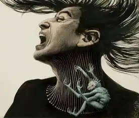 有点恐怖的插画 有点恐怖的插画