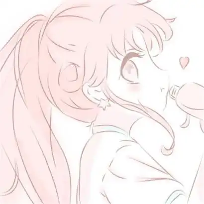  粉色系动漫女生头像,绝版粉色少女心萌萌的萝莉