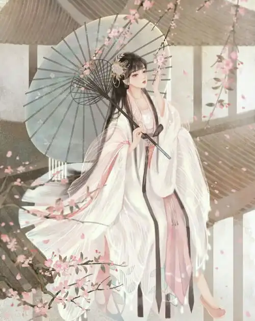 古风头像女生黄色系女生