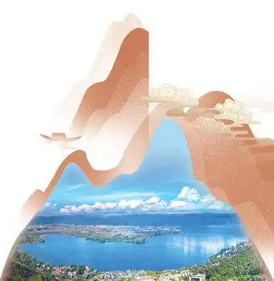  月映山水城浓厚家国情