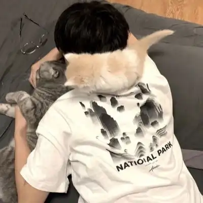  带动物暖心头像酷部位男生猫男生头像我要个性网