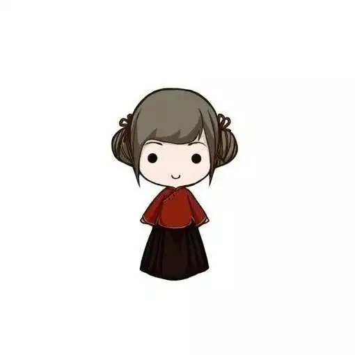萌系女生头像系列情侣