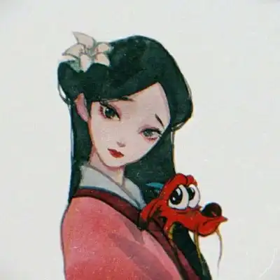  迪士尼公主头像复古唯美系列
