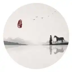  水墨古风风景意境头像