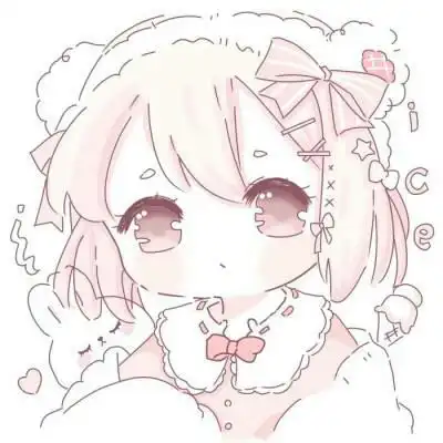  二次元软妹头像粉色系高清小仙女萝莉女头像