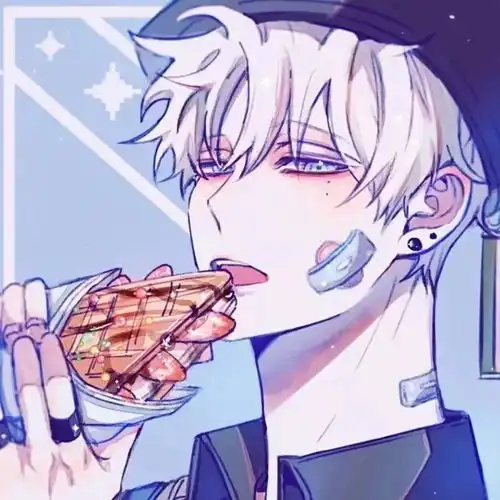 蓝色系男生头像动漫闺蜜