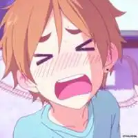  二次元男生侧脸头像头像