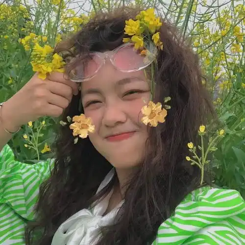好看头像女仙气绿色系女