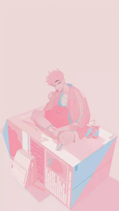  个性萌系粉色少女心壁纸