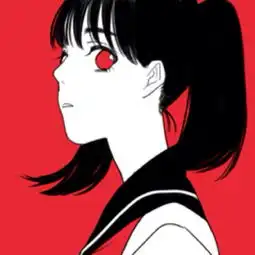  动漫头像少女双马尾红瞳