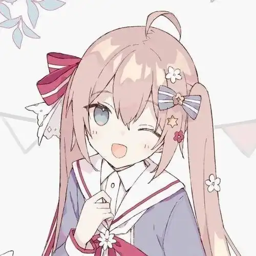  动漫女头香草味的甜系女孩