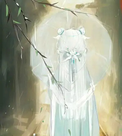  古风动漫女头可爱仙气