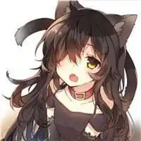小猫头像女生可爱动漫