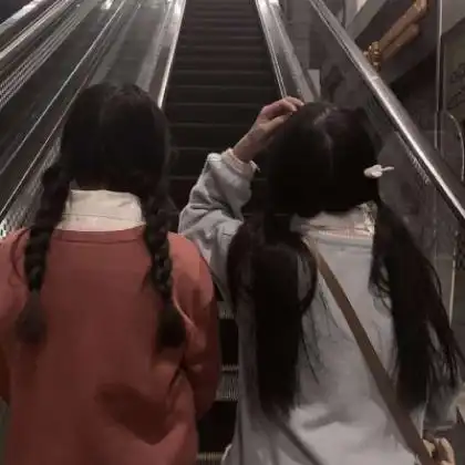  闺蜜头像一对两张唯美,好看美女系甜甜甜的好姐妹
