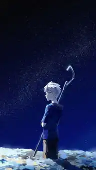  插画风景人物森系手绘水彩涂鸦星空堆糖,美好生活研究所