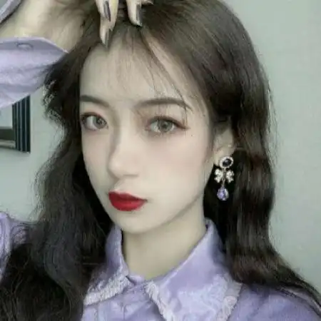  女生头像可爱真人,长发全靠自己拥有