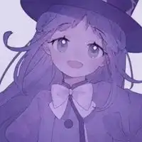  动漫紫色头像动漫女生唯美紫色系头像
