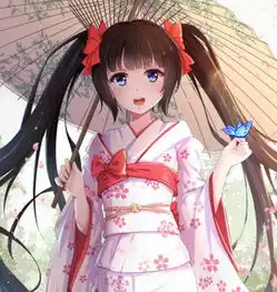  二次元和风美图华丽少女系列,小鸟依人,千姿百态的小姐姐真是太棒了