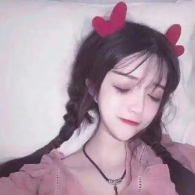  粉色控韩系少女头像2020新款高清真人软妹头像