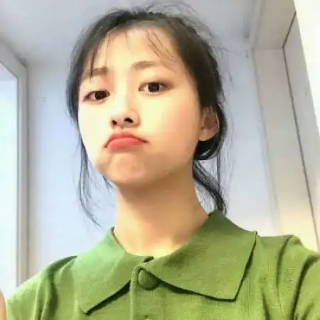  绿色系女生闺蜜头像2人绿色清新看起来很舒服的