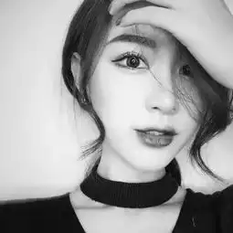 头像女霸气黑色系女生杨
