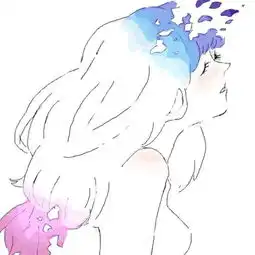  插画动漫二次元头像女