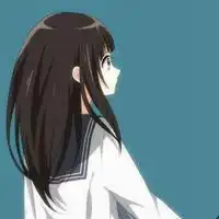 甜美系女头像侧脸动漫头
